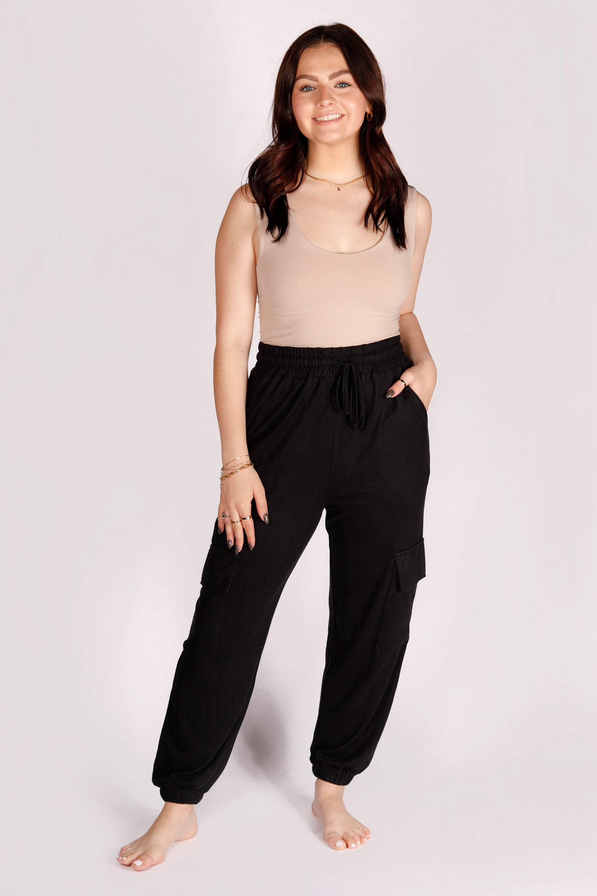 Leni Black Jogger Pant