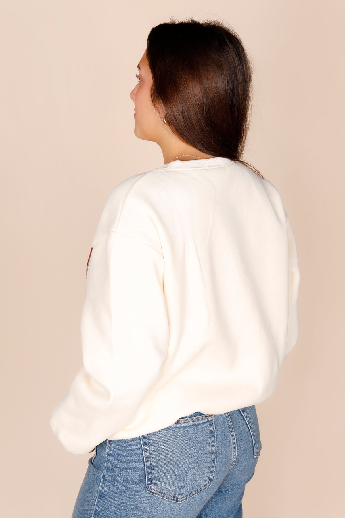 Holiday Plaid Bow Sweatshirt