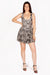 Leopard Bustier Mini Dress