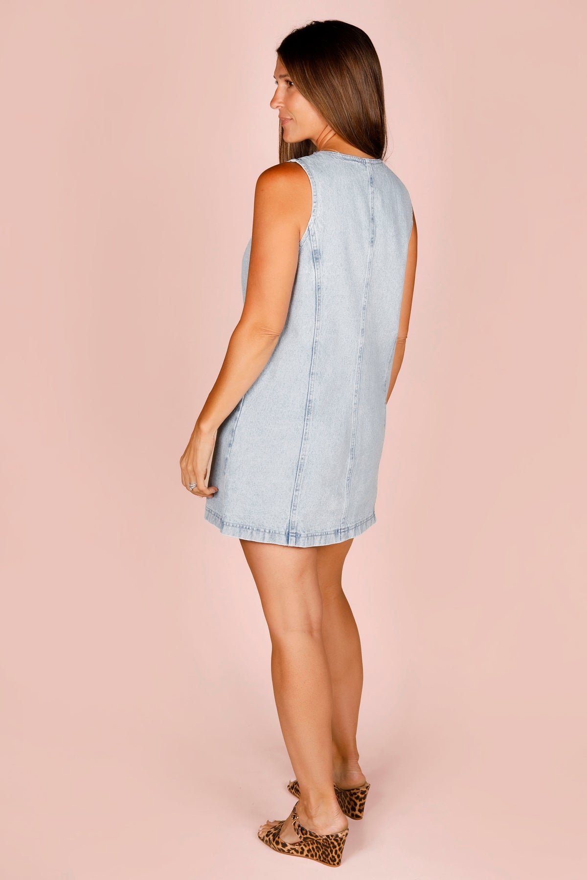 Darcy Light Denim Dress - FINAL SALE