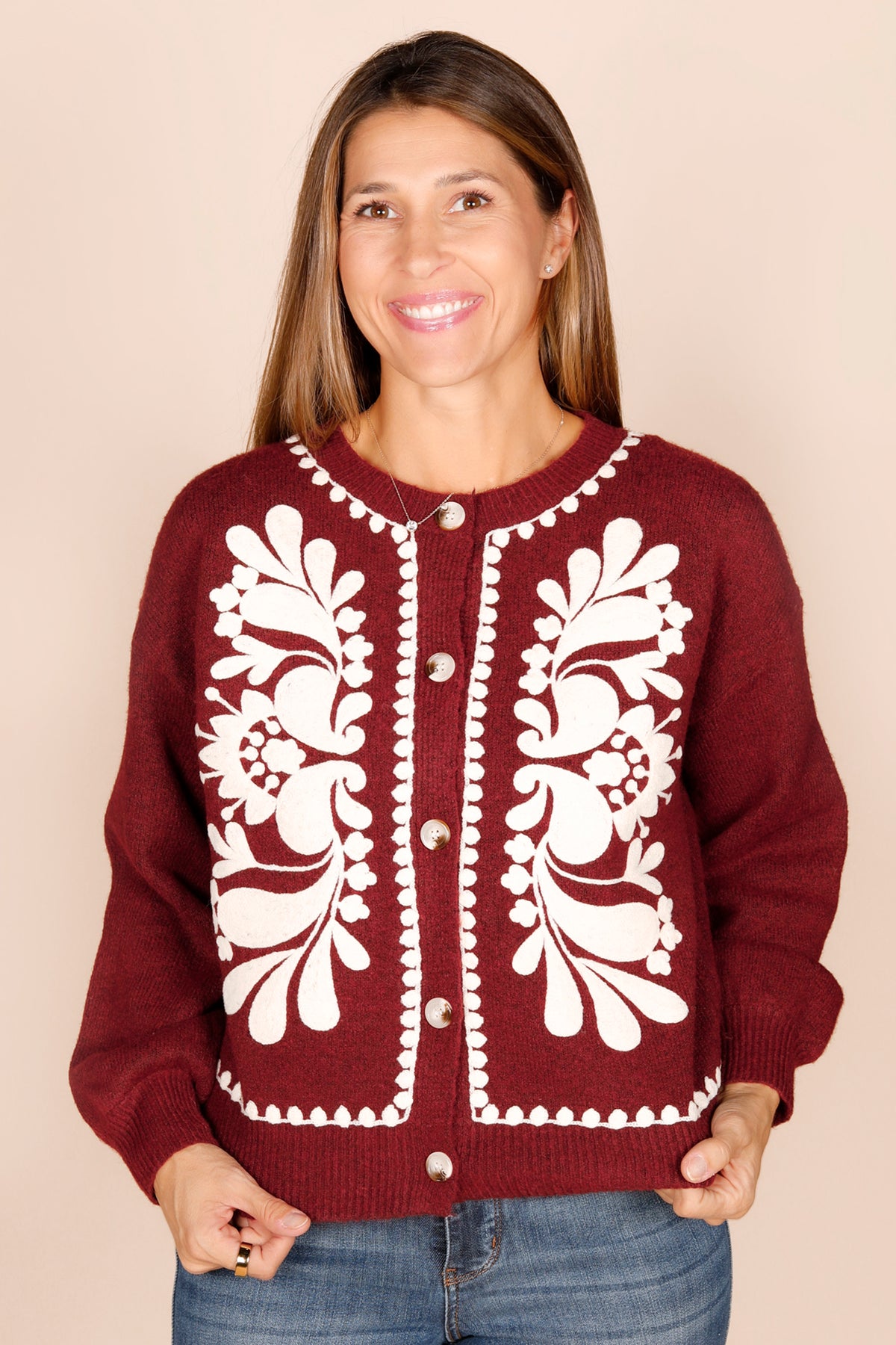 Garnet Detailed Cardigan