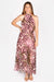 Naomi Leopard Halter Dress