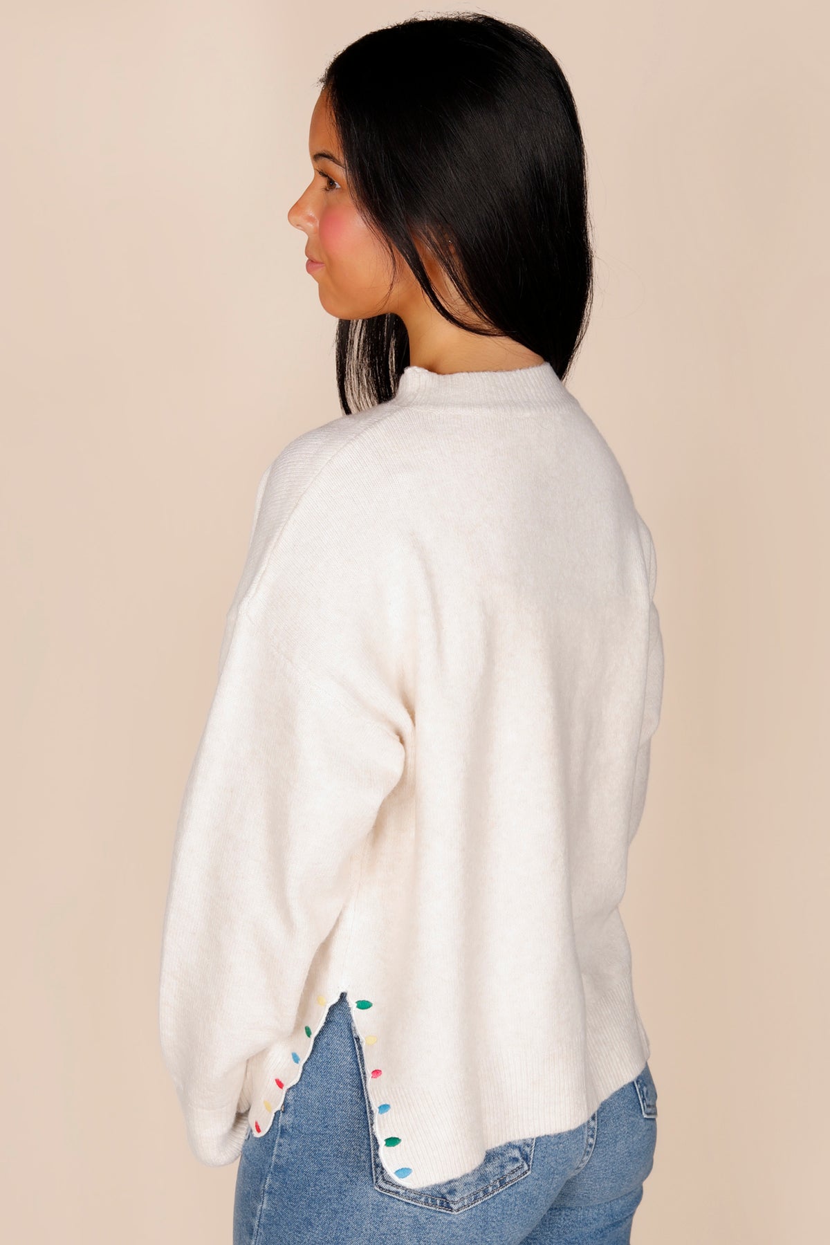 Peace &amp; Joy Cream Sweater