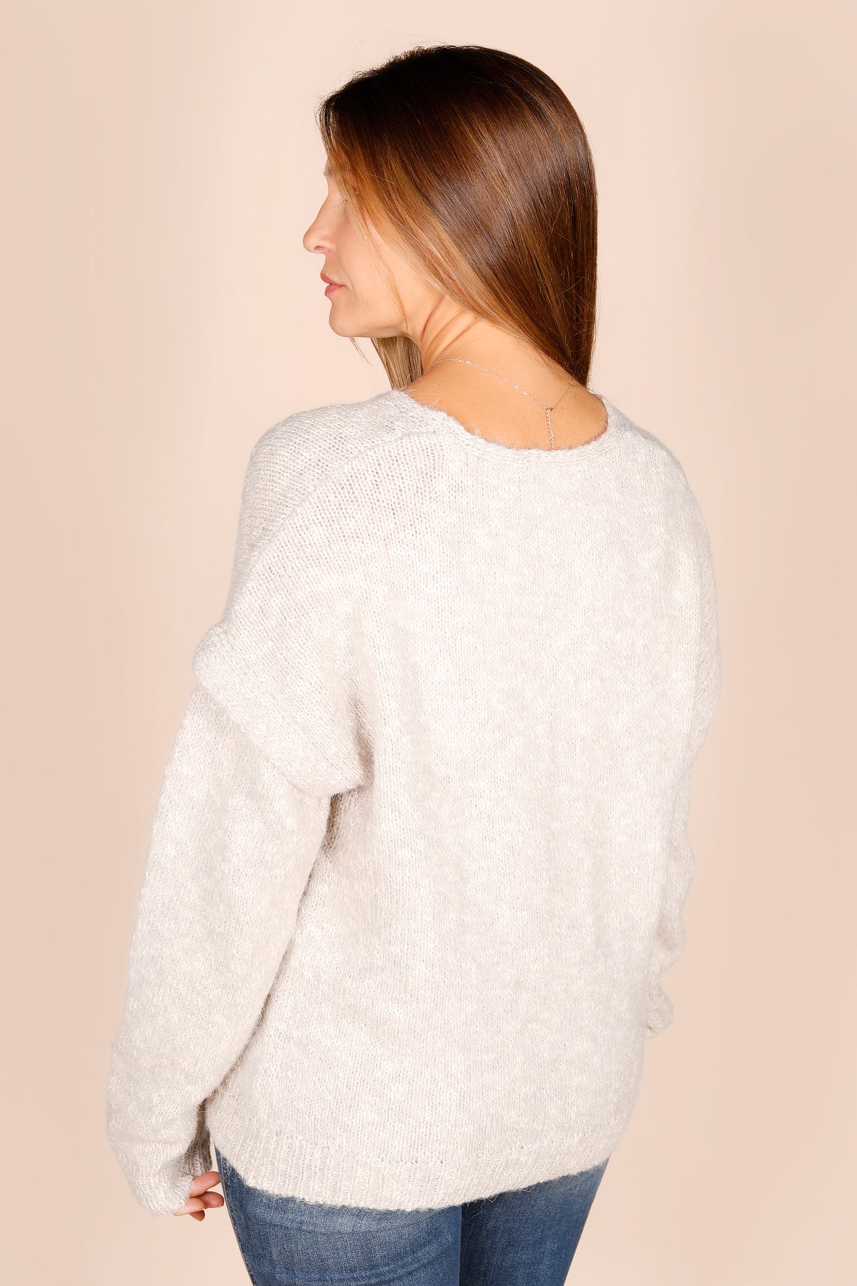 Jordyn Heather Grey Sweater - FINAL SALE