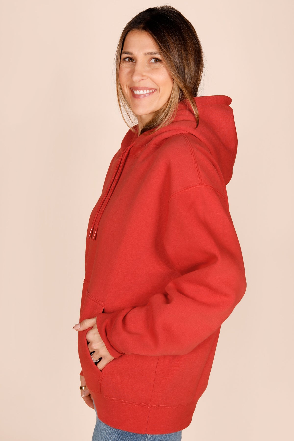 Kaia Warm Brick Hoodie