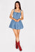 Denim Sweetheart Mini Dress