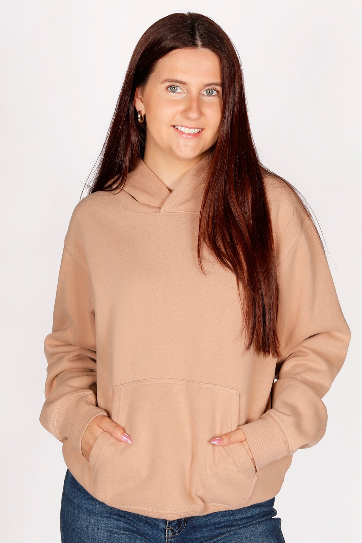 Elena Dark Taupe Hoodie - FINAL SALE