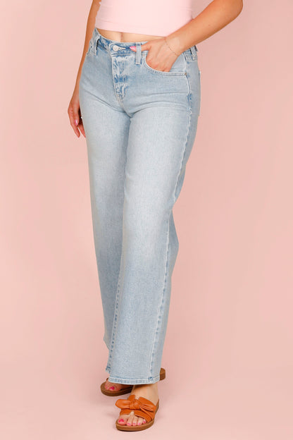 Mid Rise Slim Wide Leg Denim - FINAL SALE
