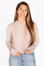 Maria Tan Waffle Knit Top