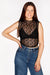 Marlow Black Lace Top