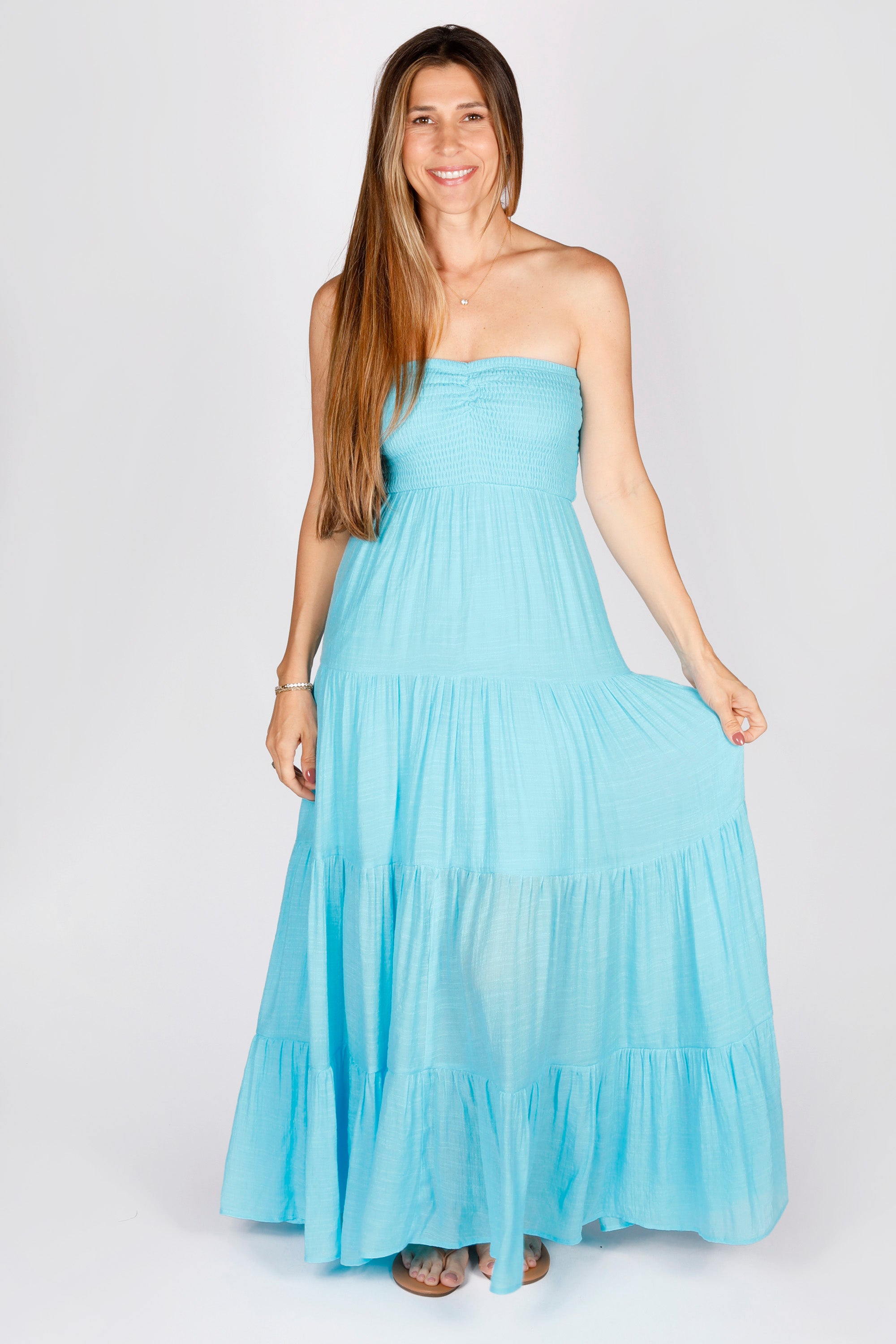 Sky Blue Maxi Dress