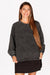 Black Distressed Star Top
