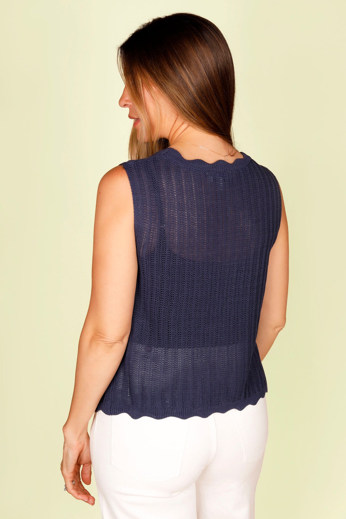 Libby Navy Knit Sweater