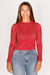 Belize Crimson Lace Top