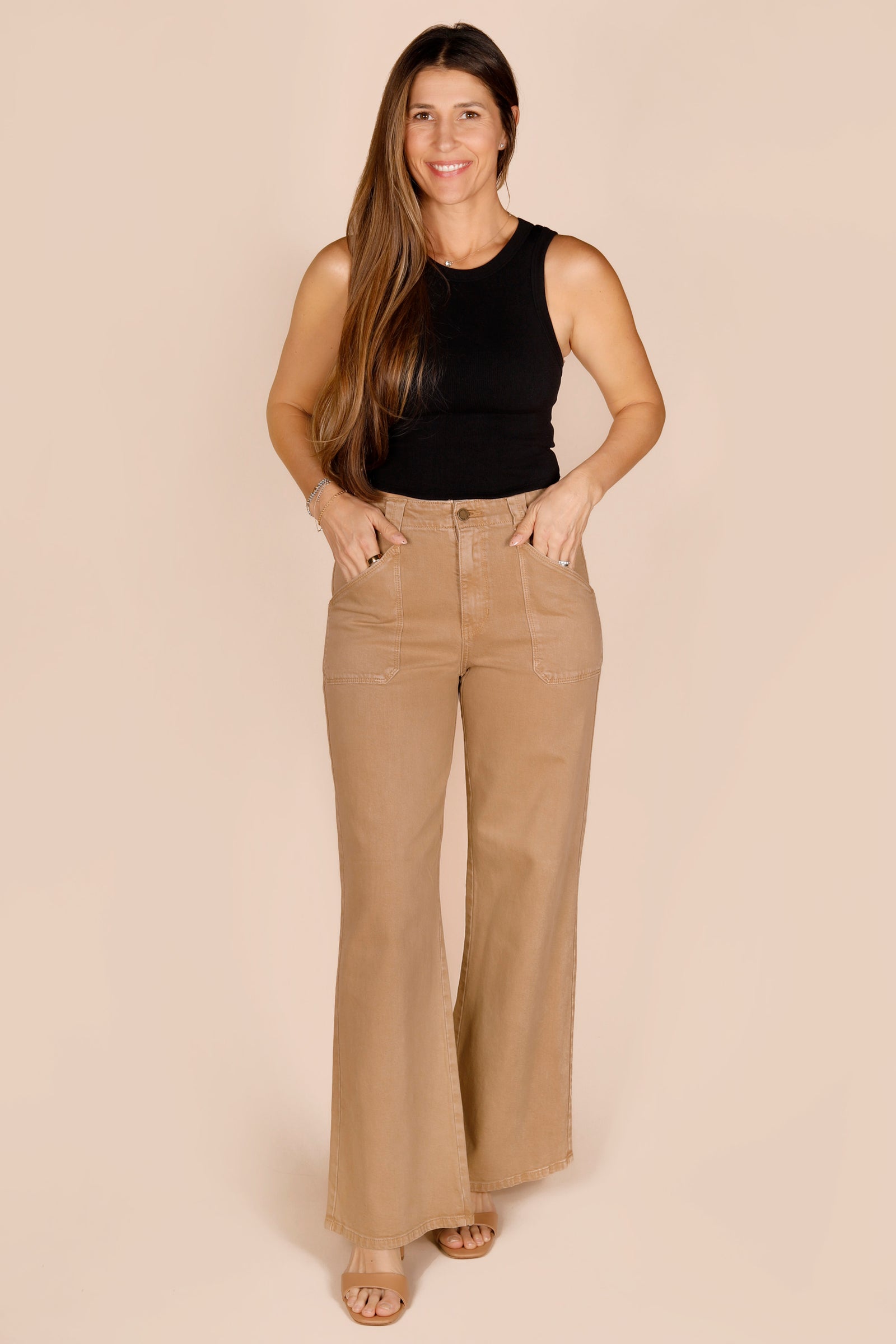 Dakota Patch Pocket Khaki Denim