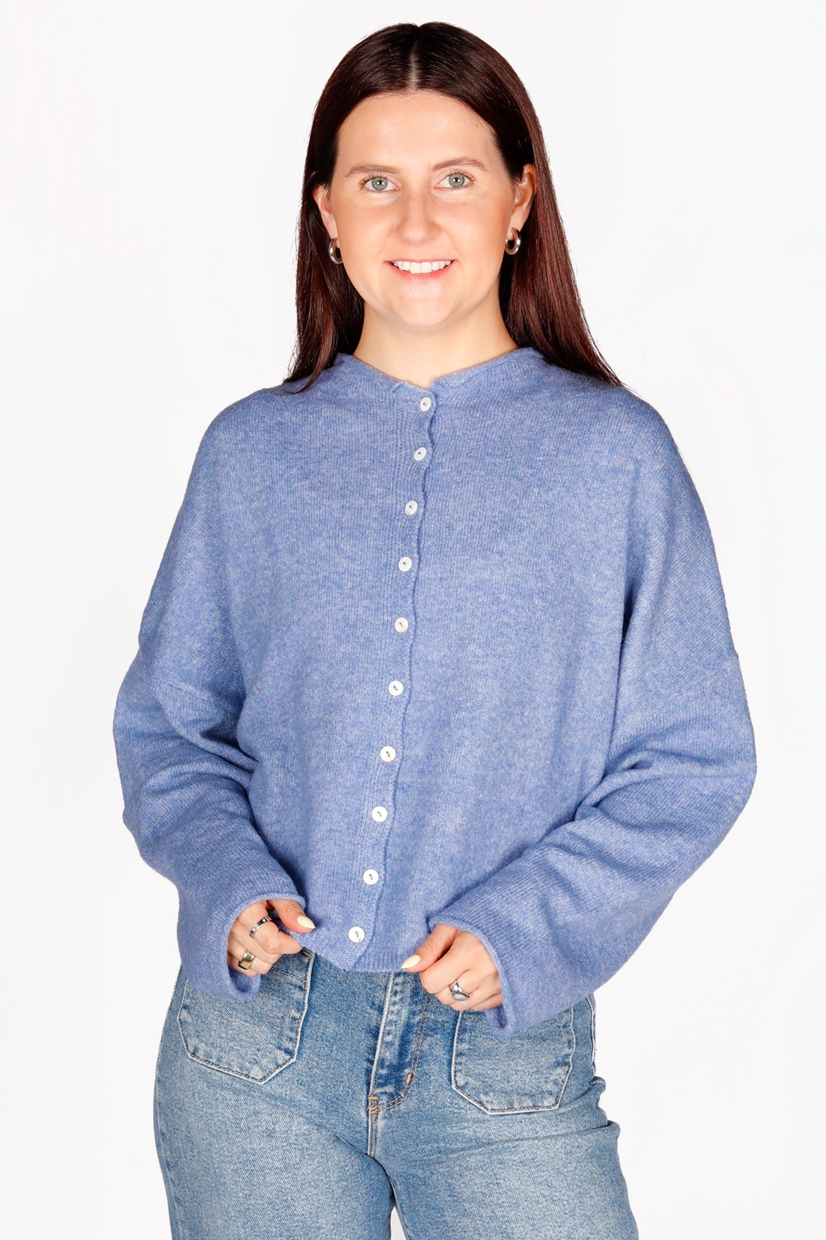 Blue Lightweight Cardigan