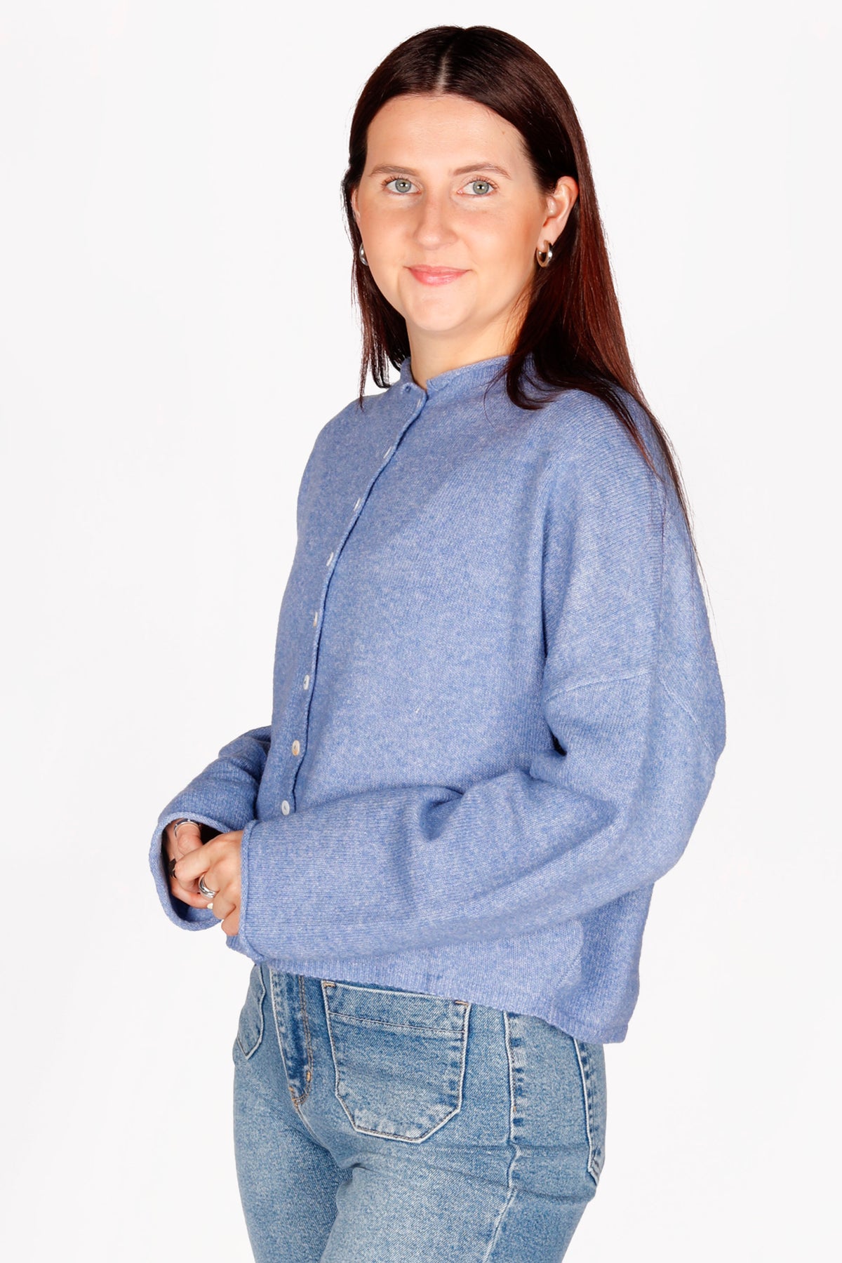 Blue Lightweight Cardigan