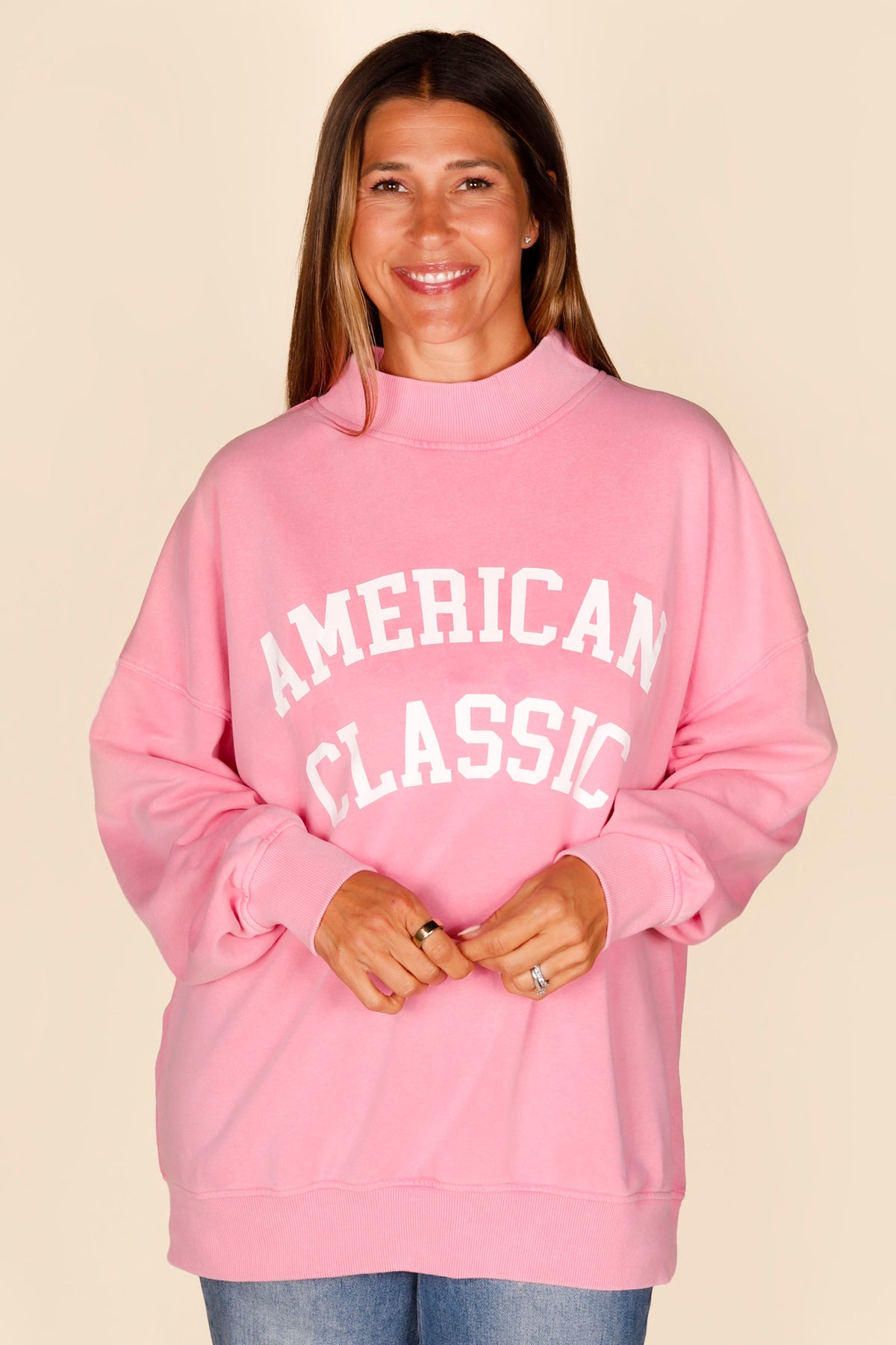 American Classic Pink Sweatshirt