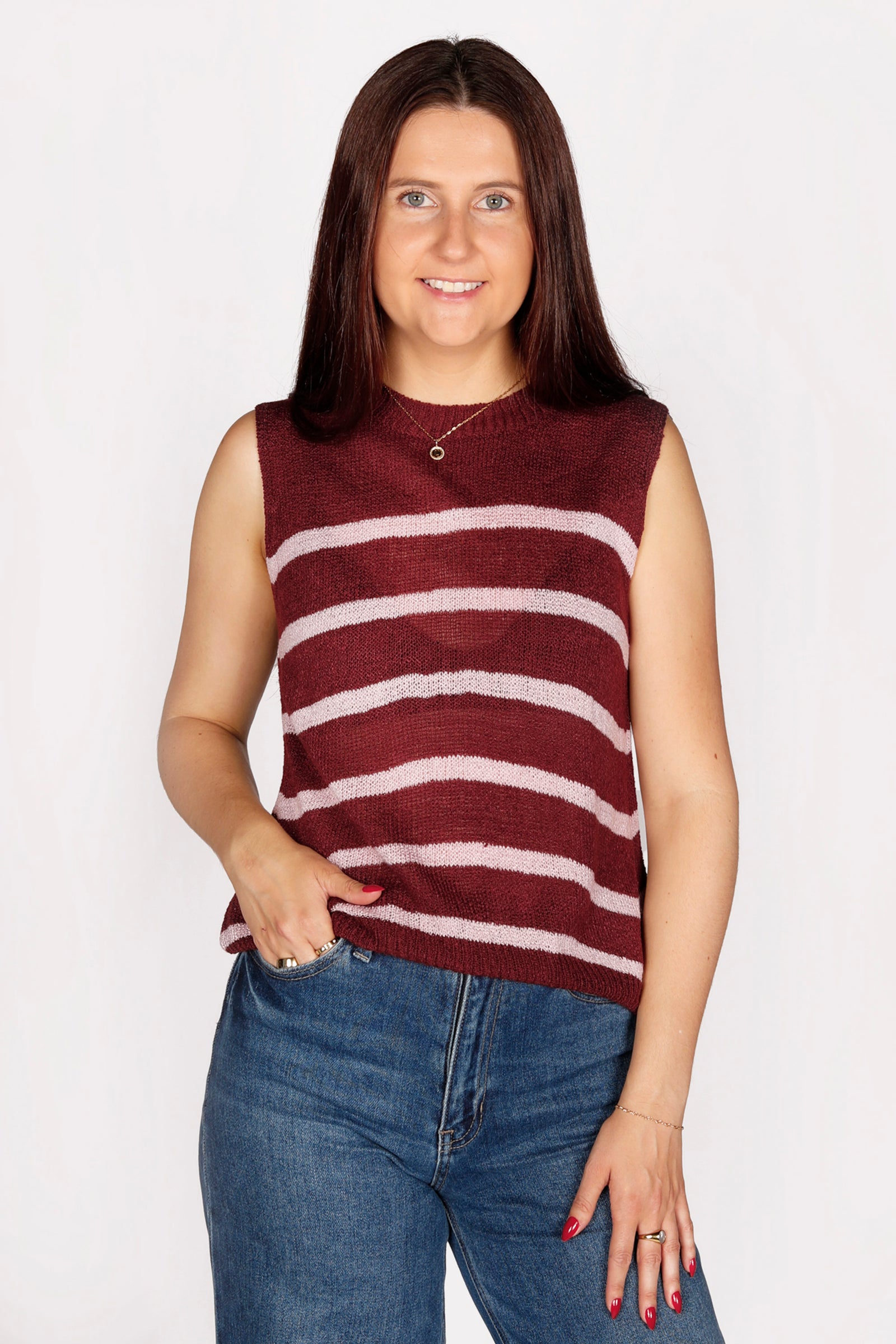Leah Striped Knit Top - FINAL SALE