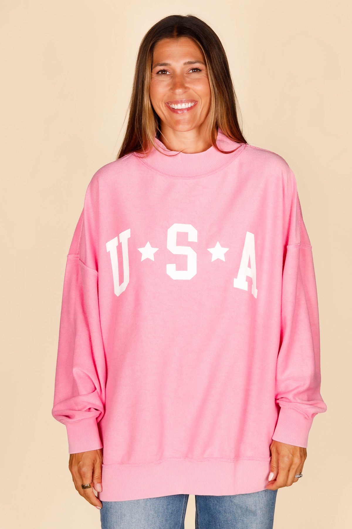 American Classic Pink Sweatshirt
