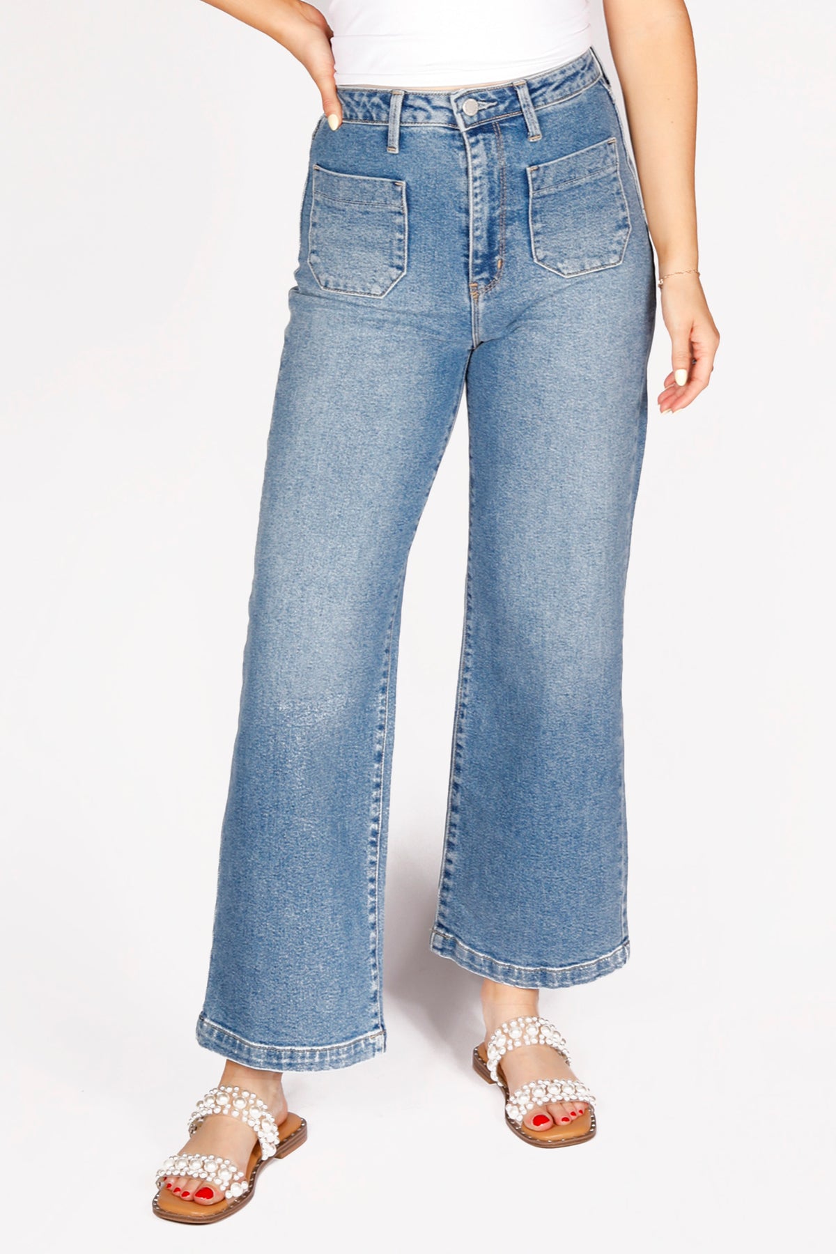 JBD Medium Wash Patch Pocket Denim