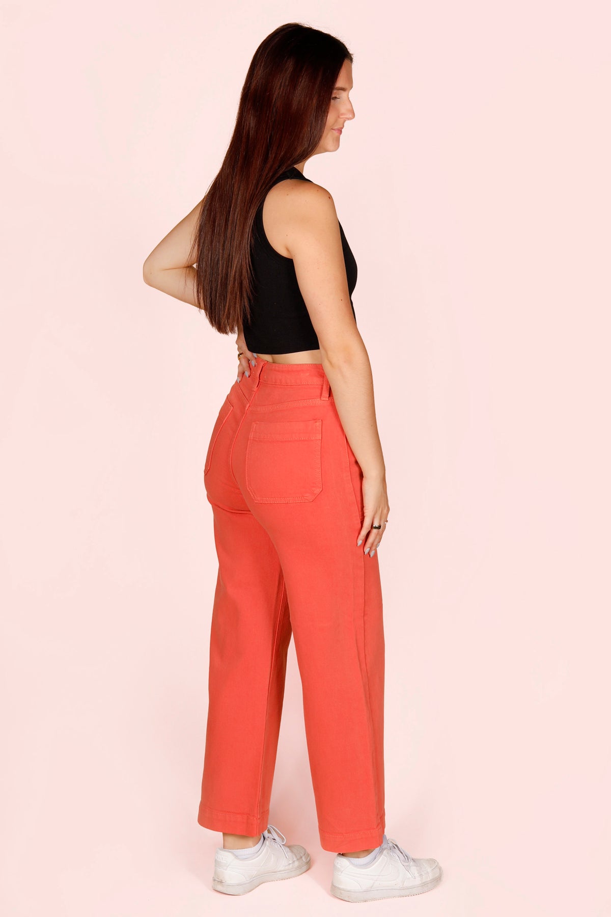 Coral Utility Denim