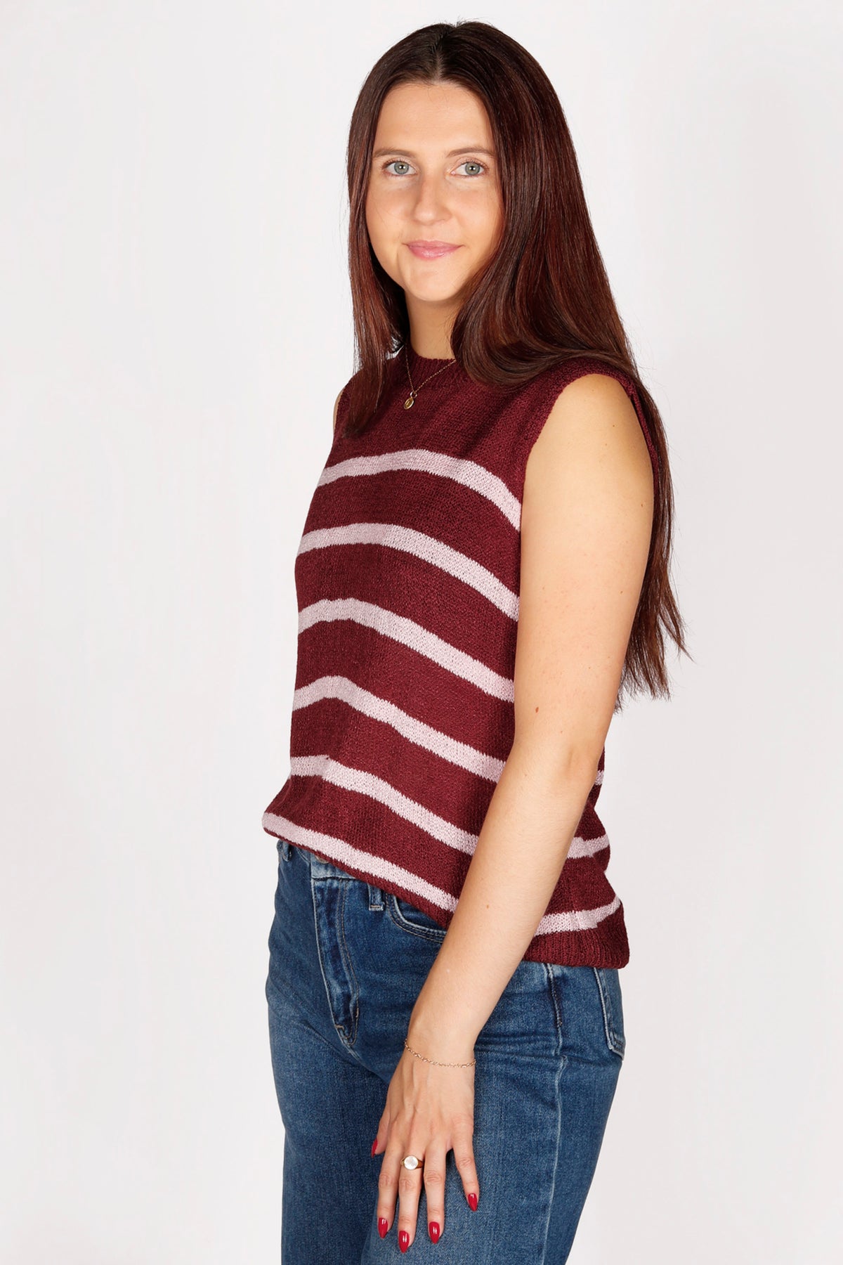 Leah Striped Knit Top - FINAL SALE