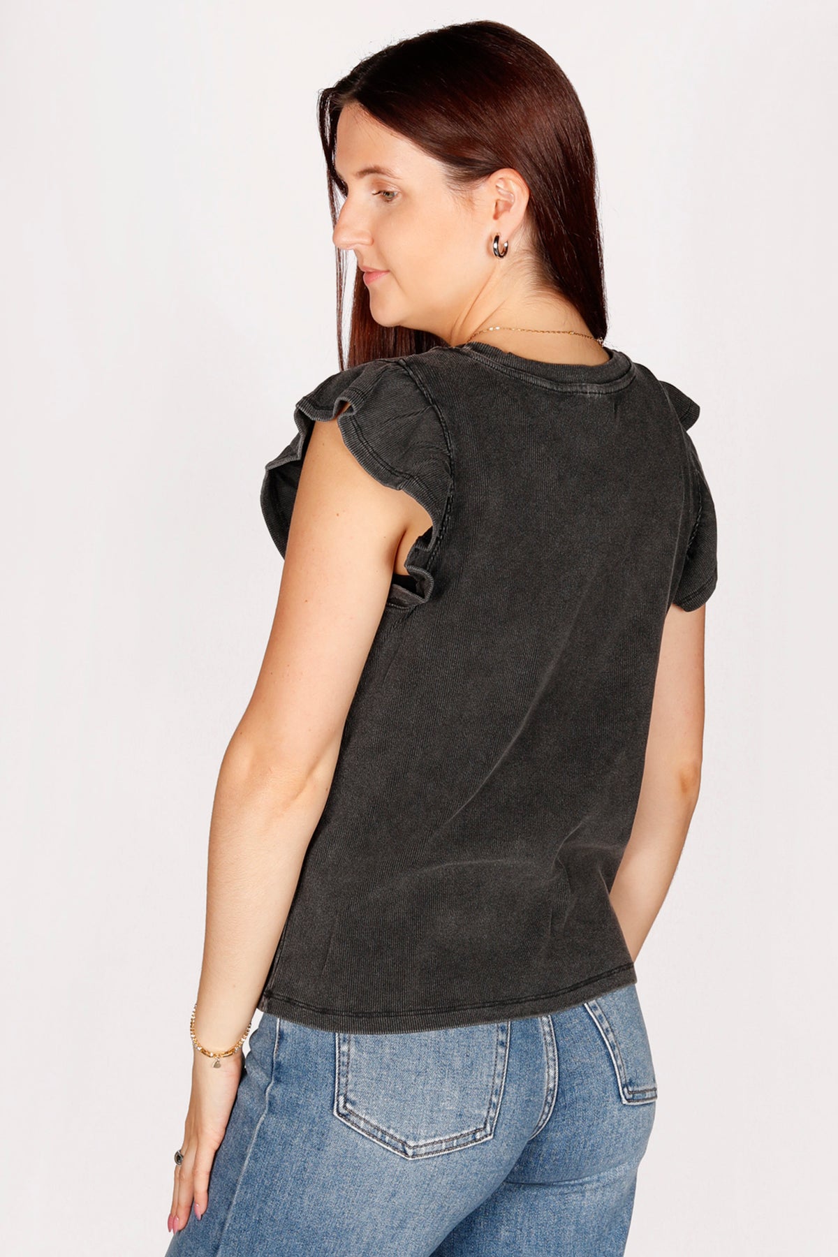 Lilith Dusty Black Top - FINAL SALE