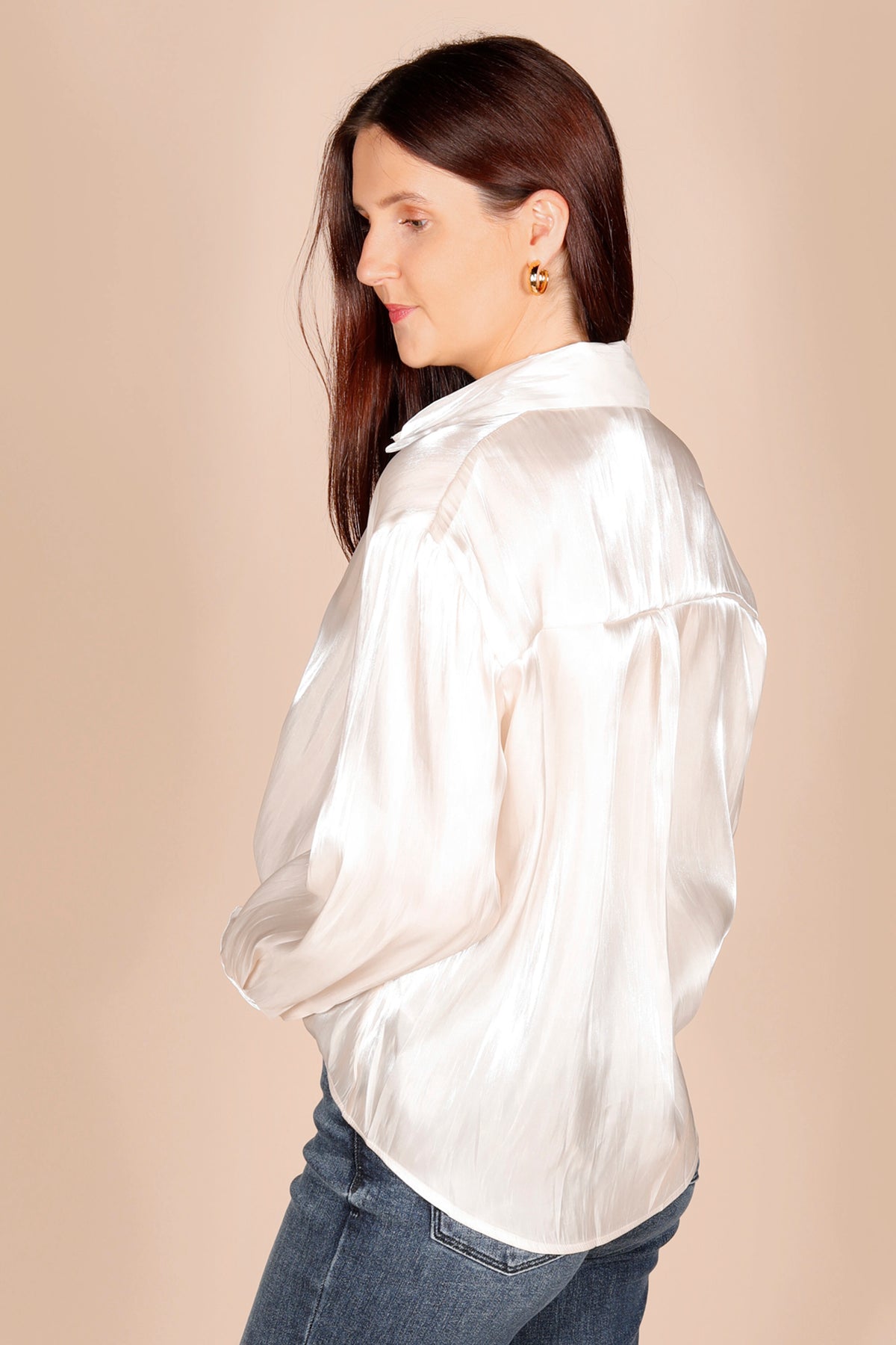 Layla Cream Sheer Top