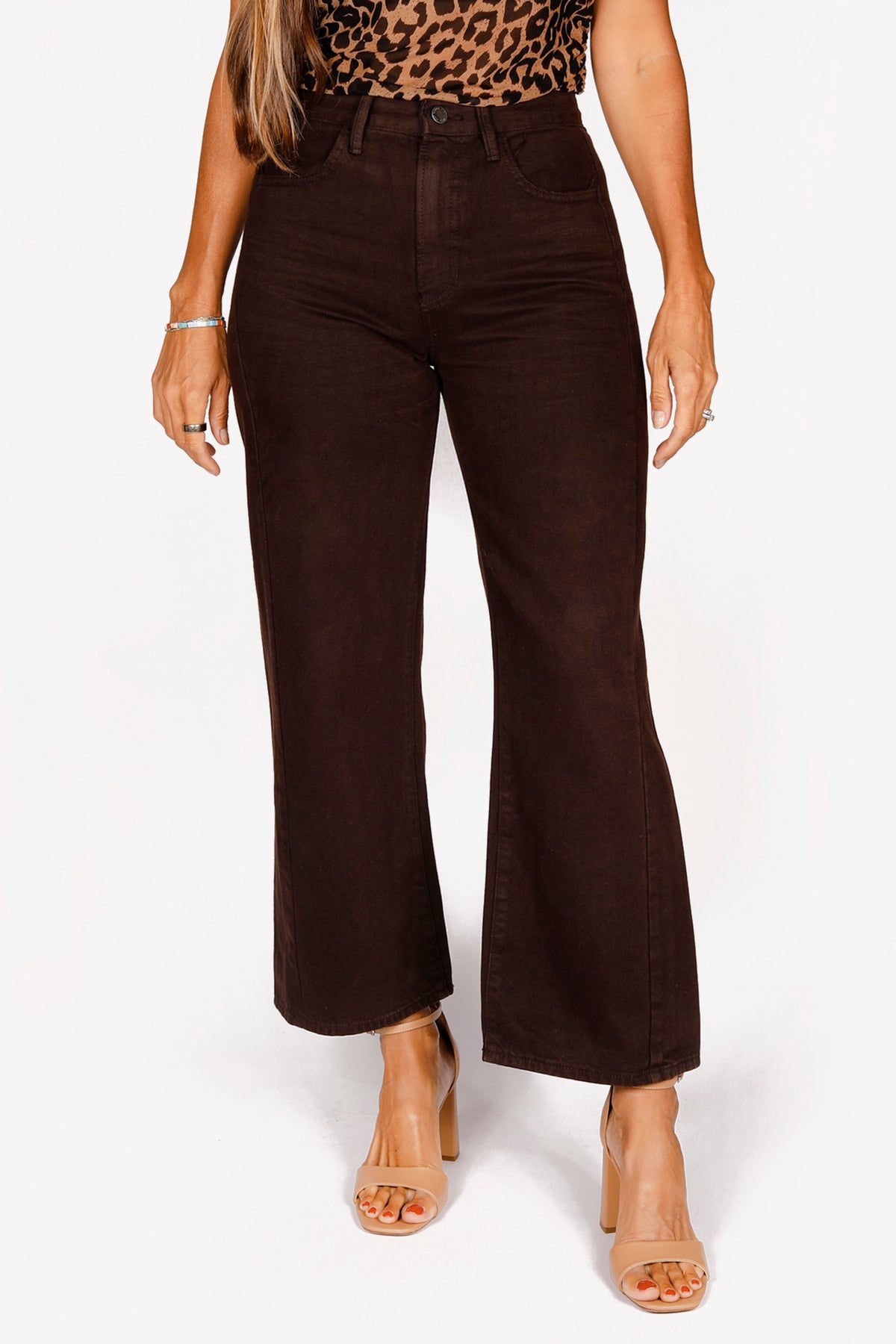 Phoebe Dark Roast Barrel Denim