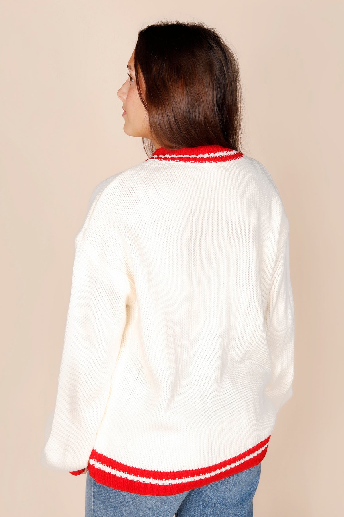 Holiday Tree Patchwork Sweater