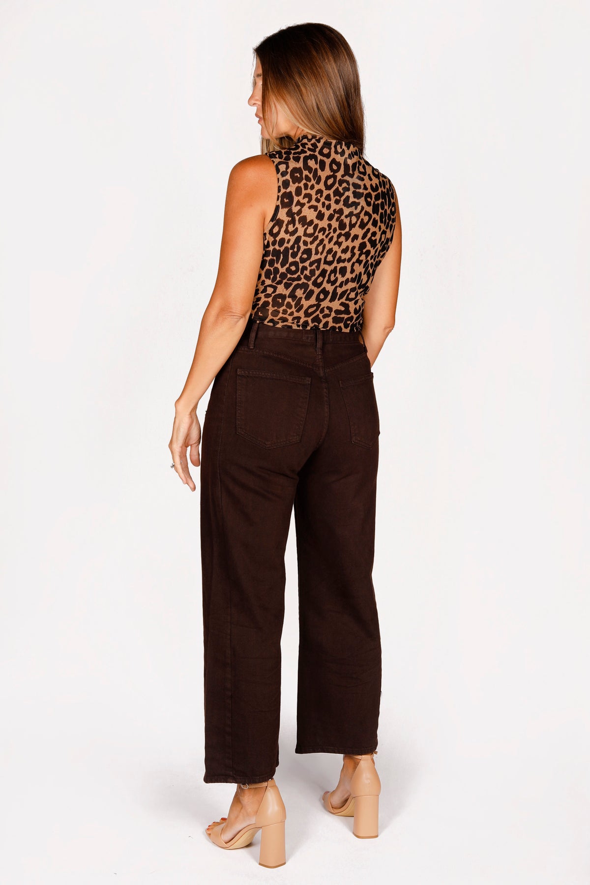 Phoebe Dark Roast Barrel Denim