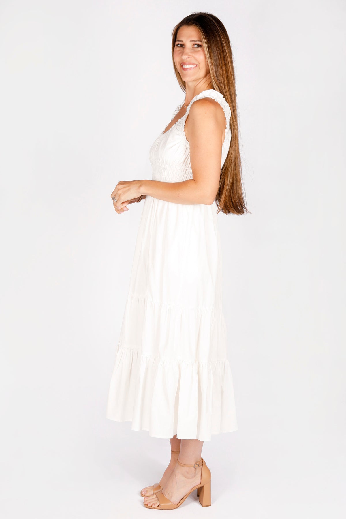 Camila White Maxi Dress - FINAL SALE