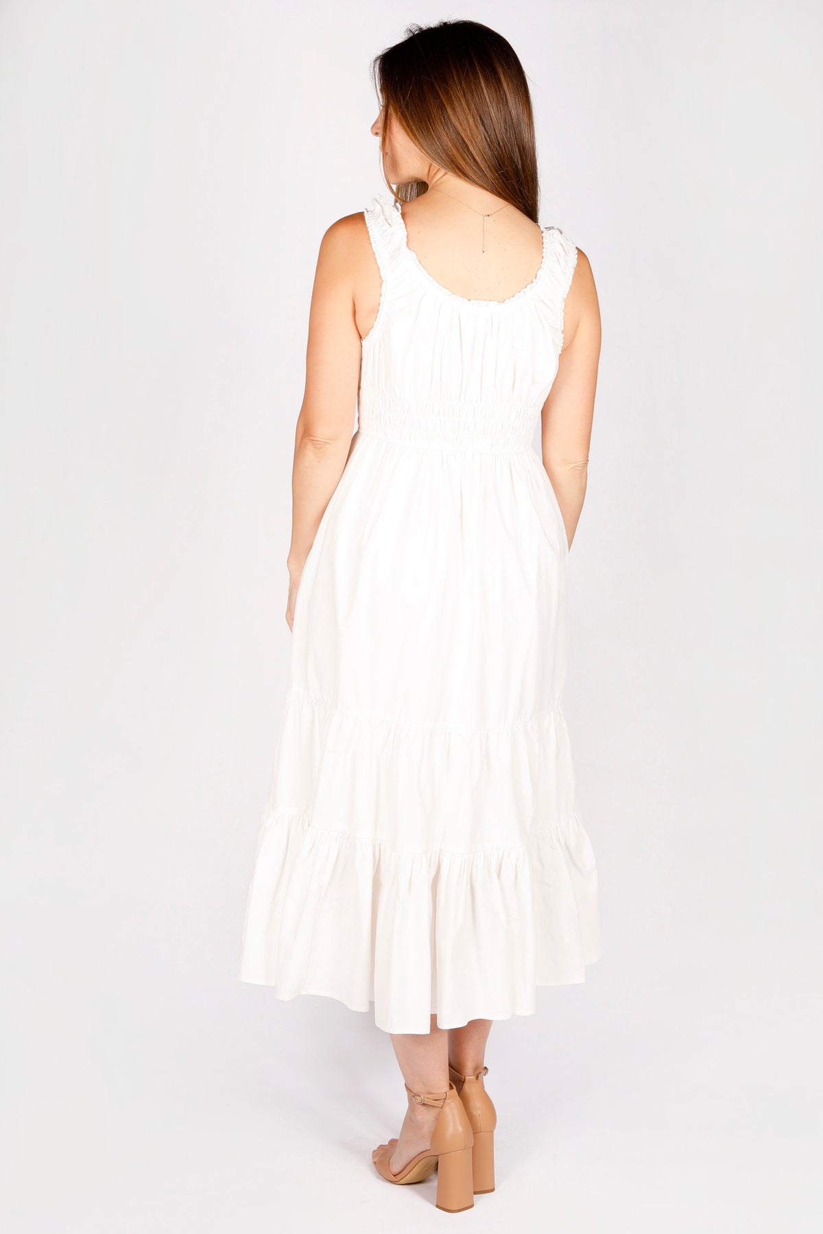 Camila White Maxi Dress - FINAL SALE