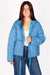 Isla Pale Blue Quilted Jacket