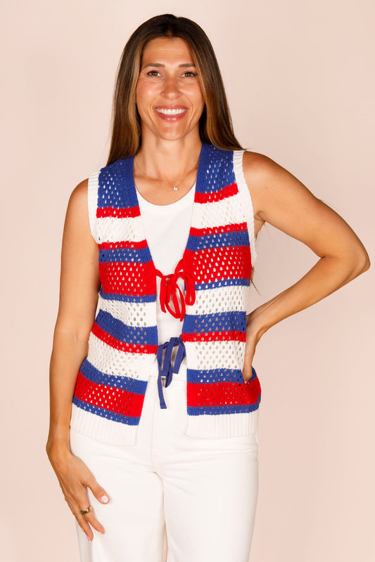 Americana Sweater Vest - FINAL SALE