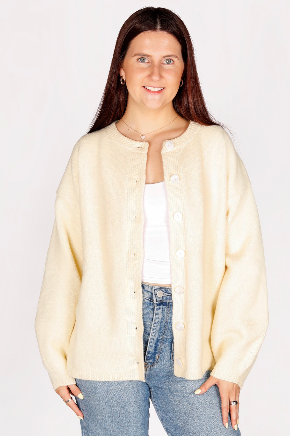 Isabel Buttercream Cardigan