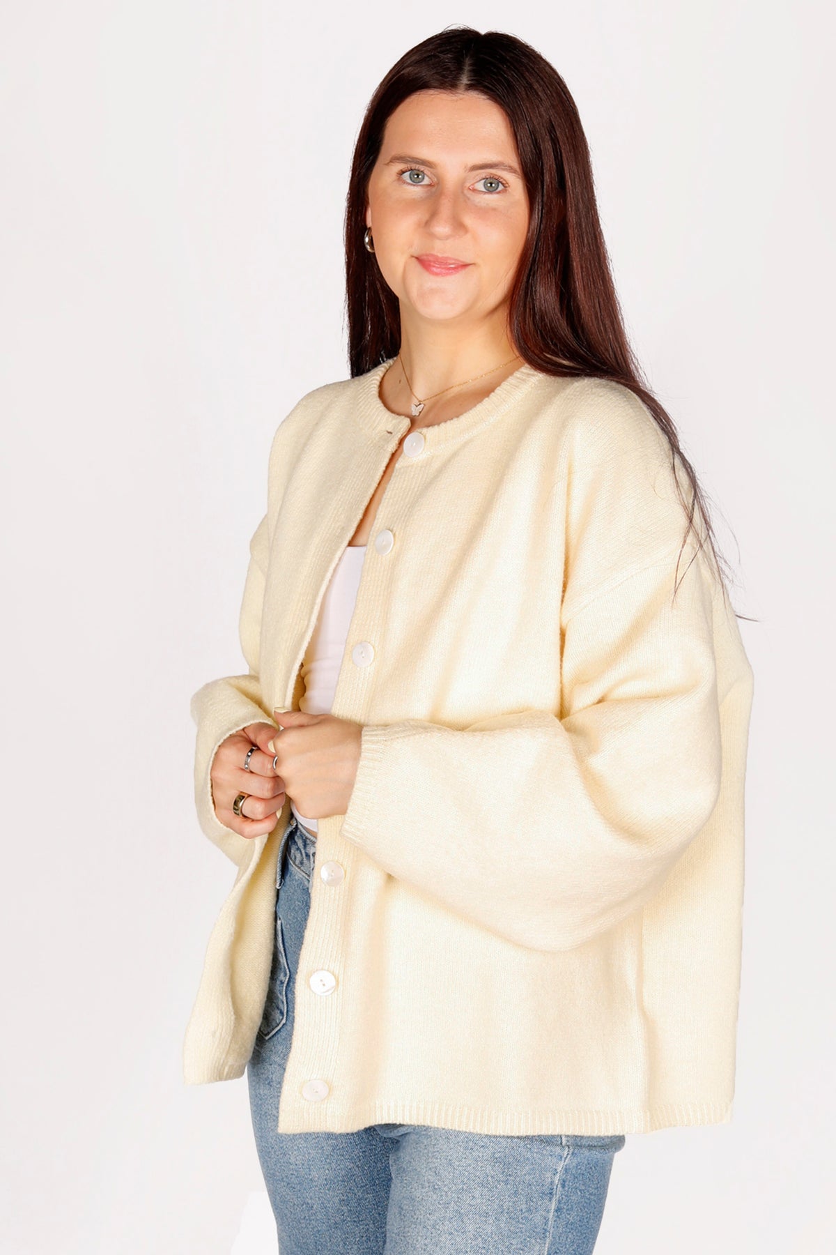 Isabel Buttercream Cardigan