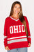 Ohio Red Varsity Sweater