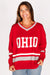 Ohio Red Varsity Sweater