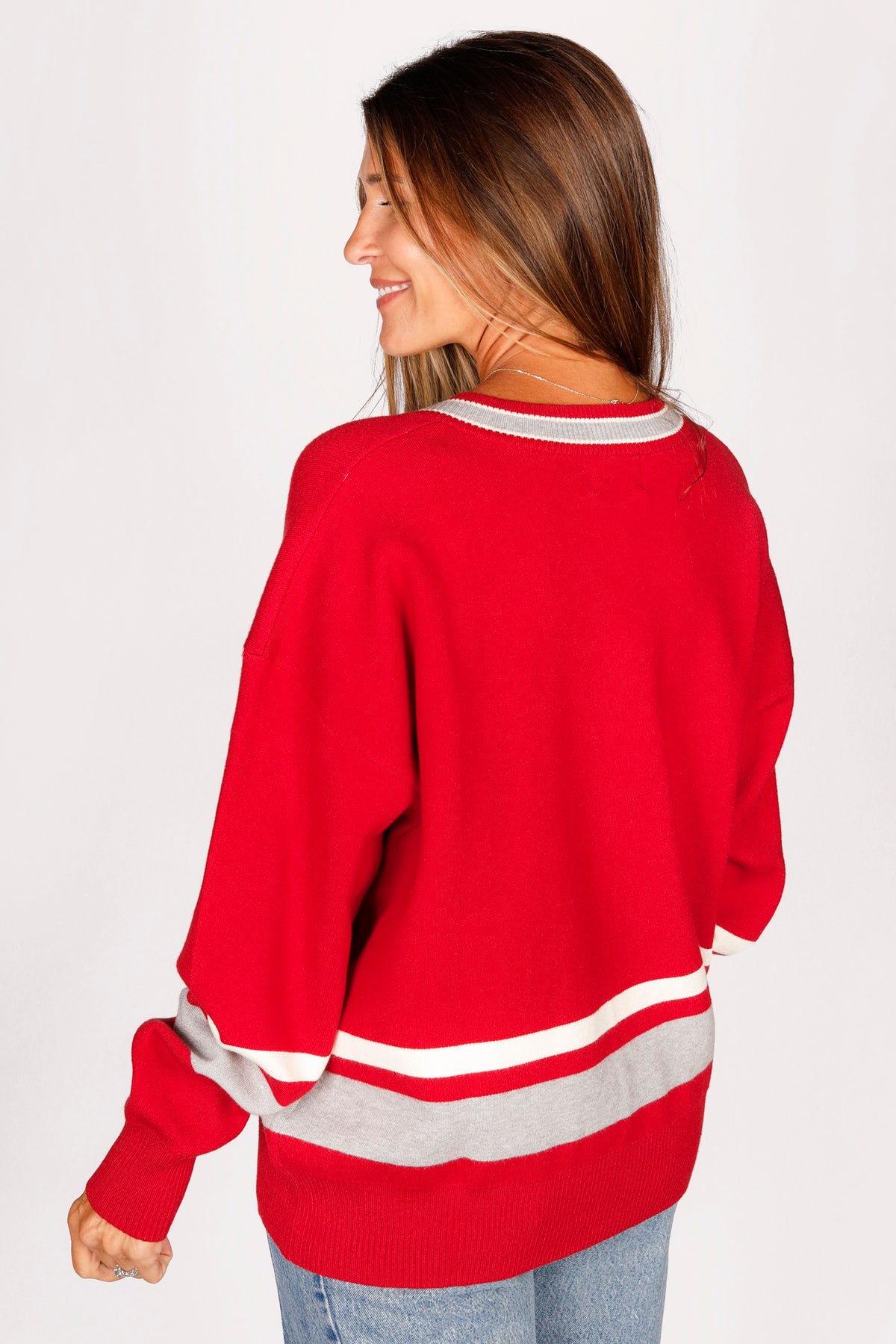 Ohio Red Varsity Sweater