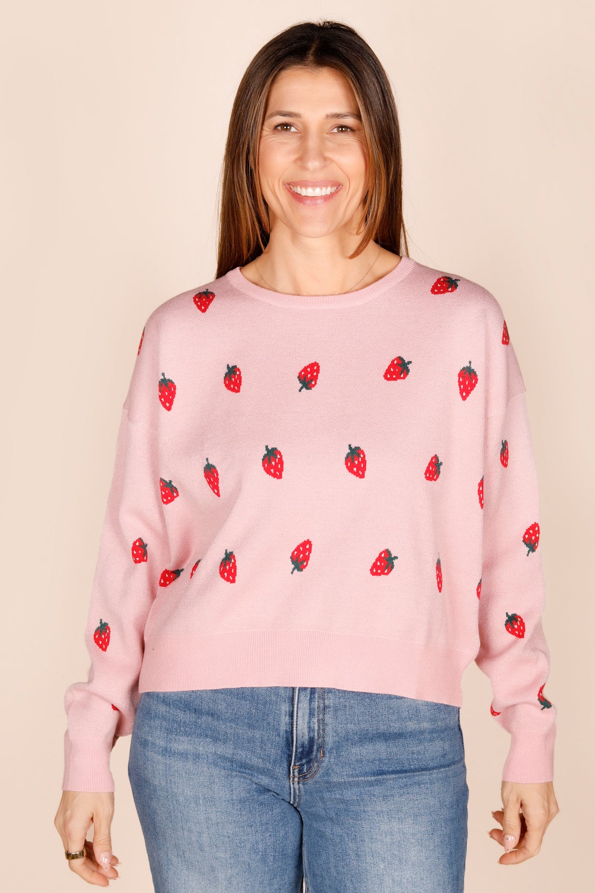 Strawberry Pink Sweater
