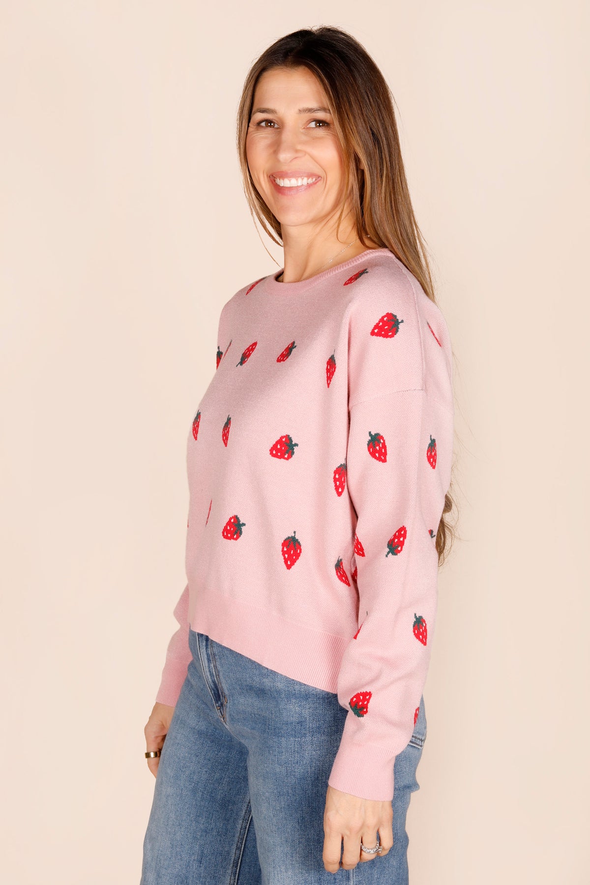 Strawberry Pink Sweater