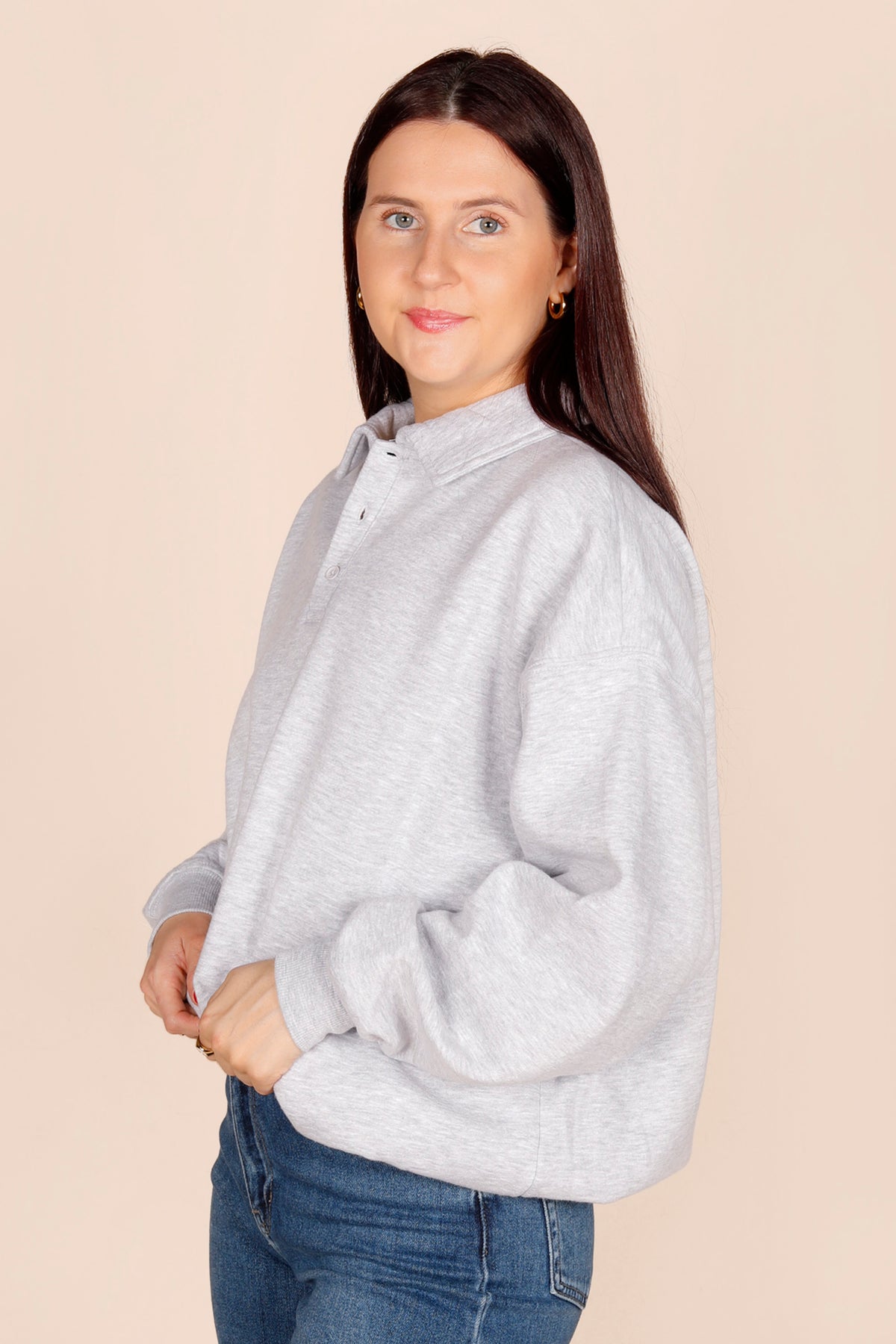 Kerry Heather Grey Sweatshirt