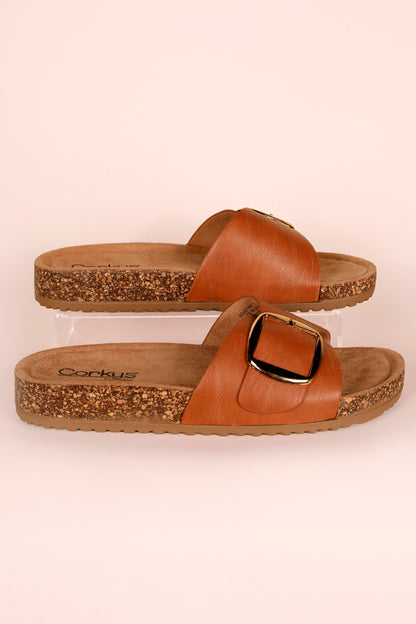 Corkys Road Trip Cognac Sandals - FINAL SALE