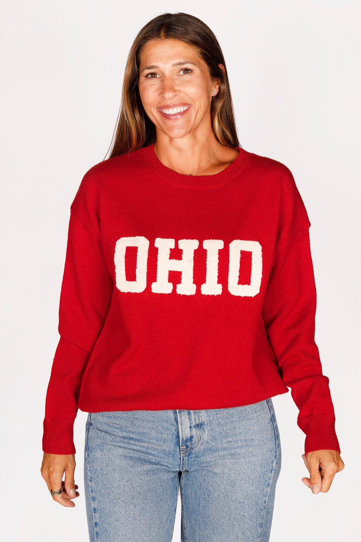 Scarlet OHIO Embroidered Sweater