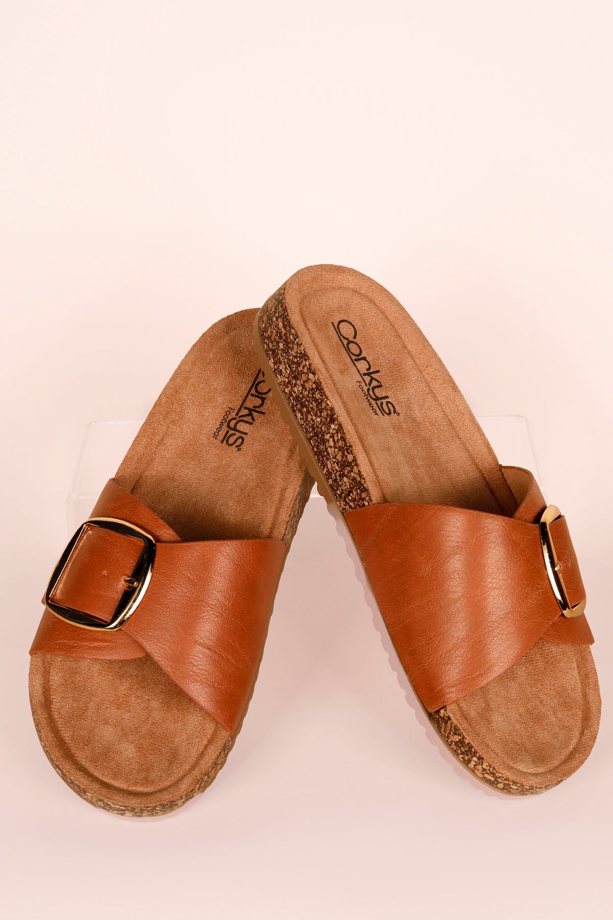 Corkys Road Trip Cognac Sandals - FINAL SALE
