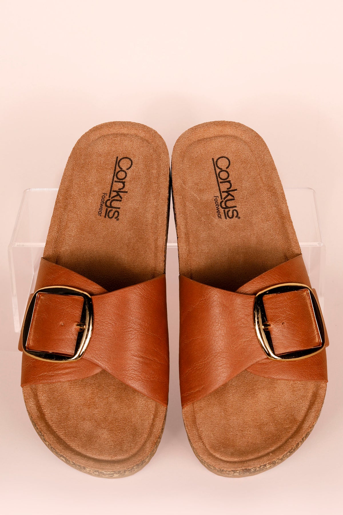 Corkys Road Trip Cognac Sandals - FINAL SALE