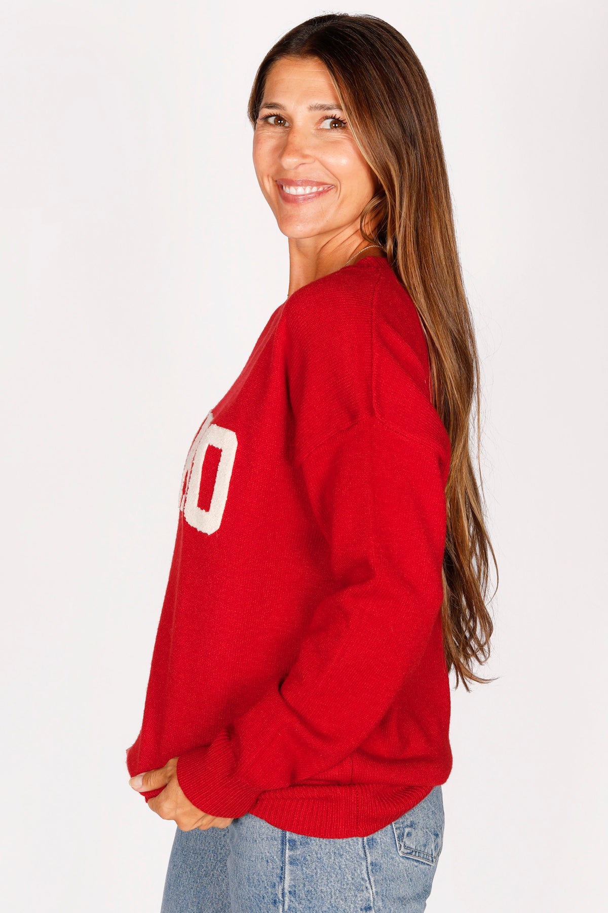 Scarlet OHIO Embroidered Sweater