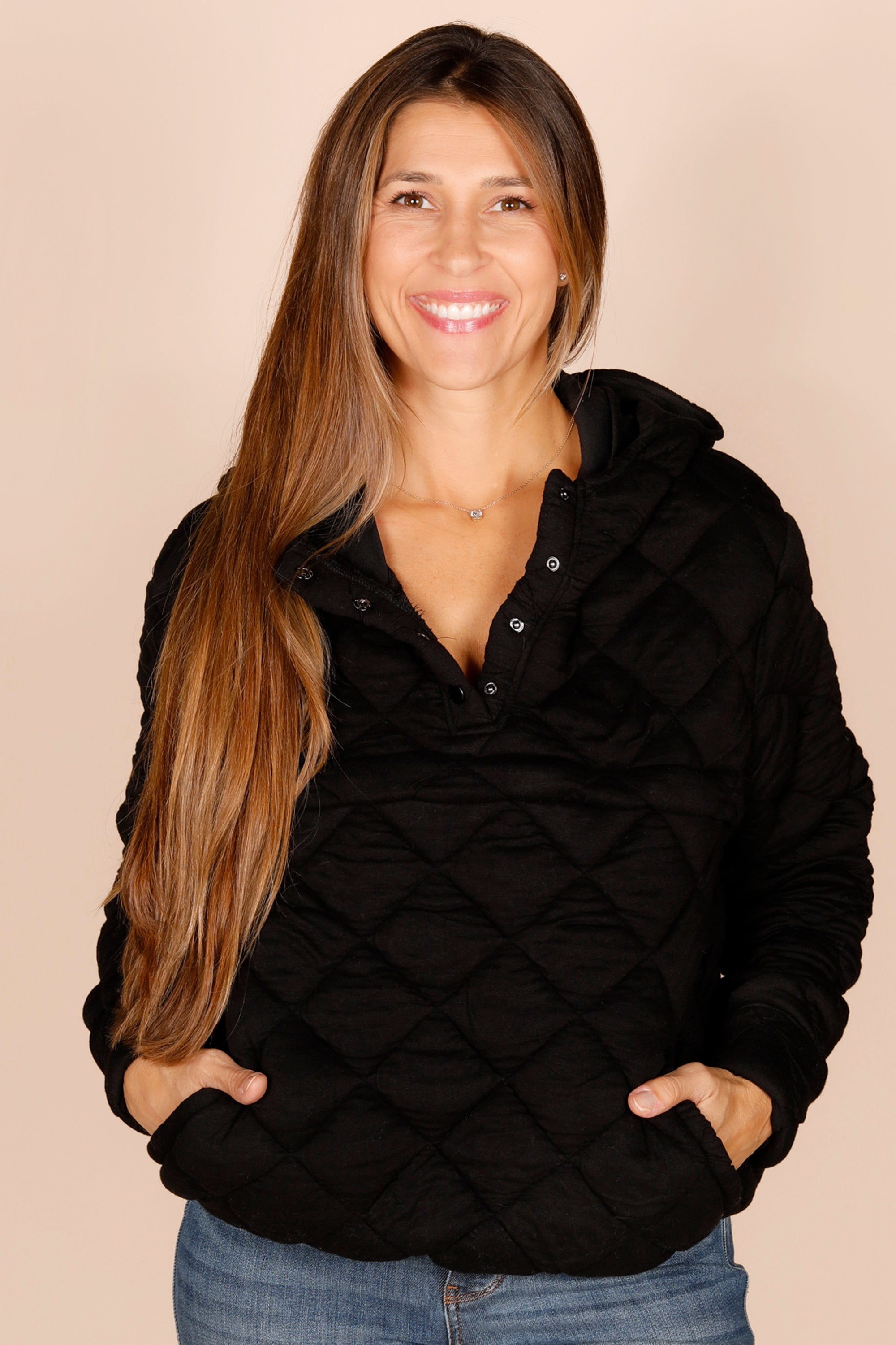 Black Quilted Jacket